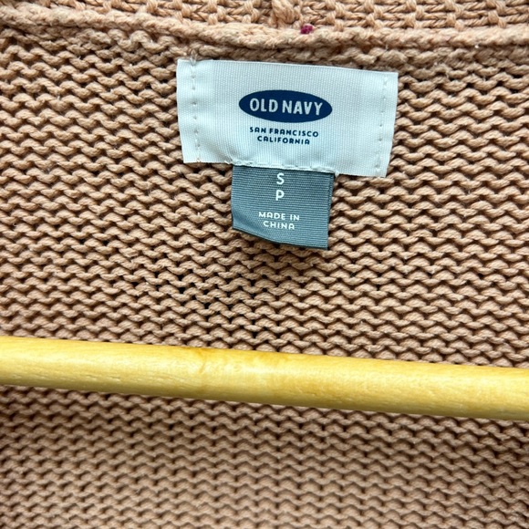 Old Navy light pink knitted long cardigan sweater women’s size small - Picture 2 of 6